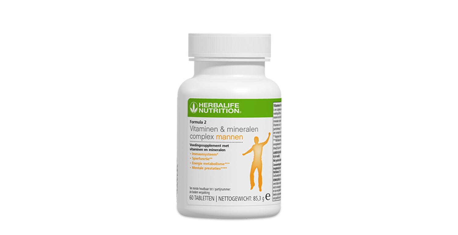 Formula 2 Vitaminen & Mineralen Complex Mannen