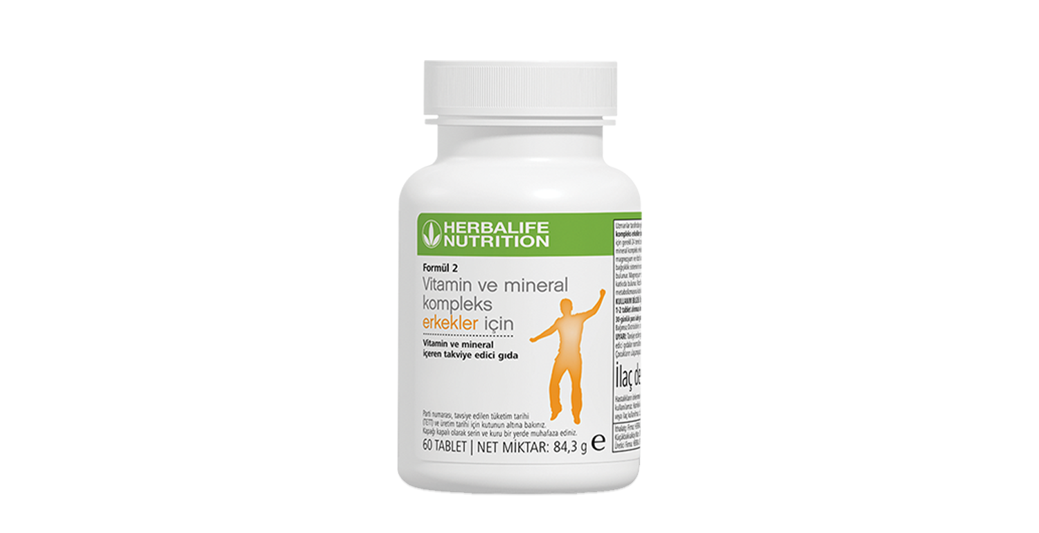 Formula 2 Vitaminen & Mineralen Complex Mannen