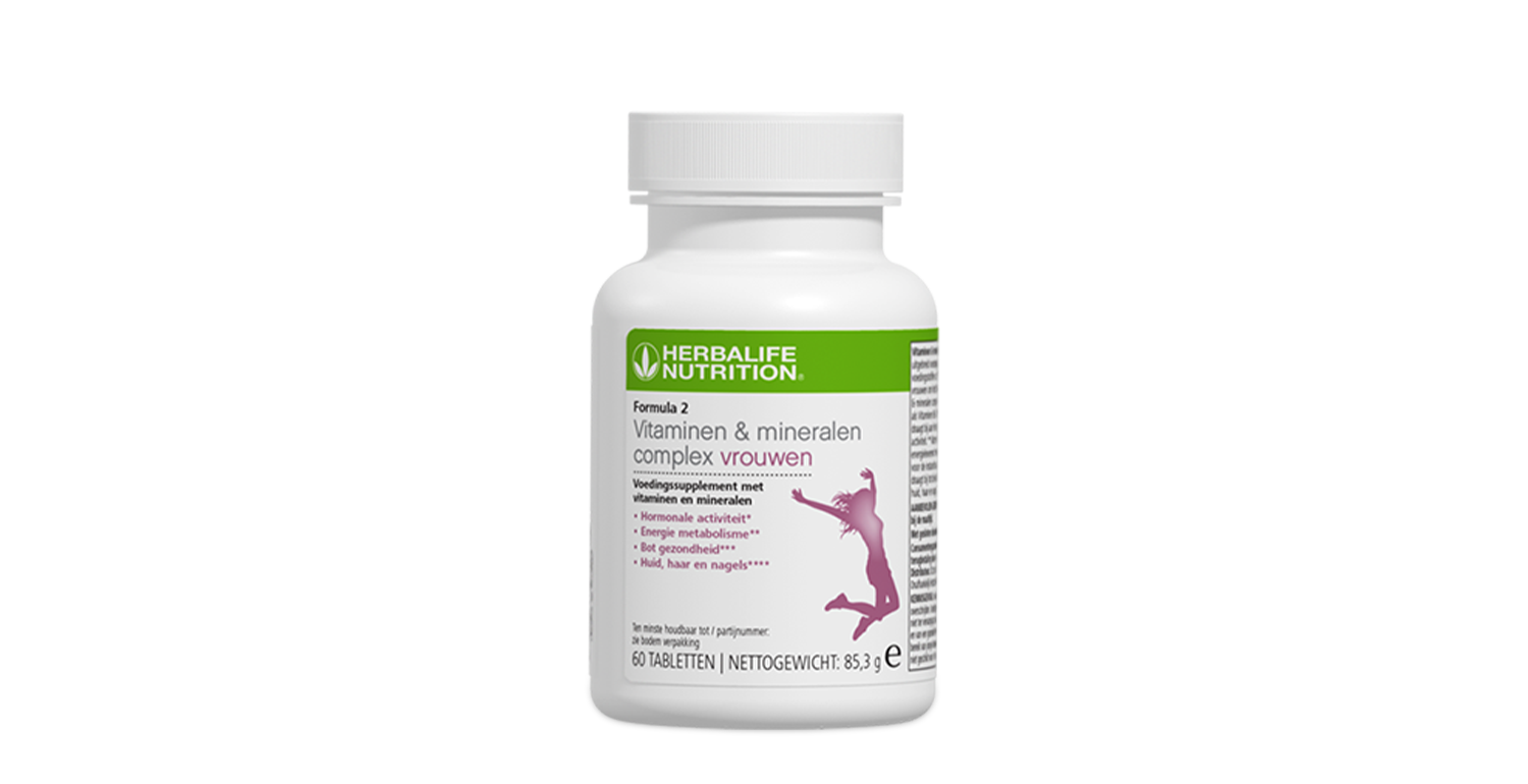 Formula 2 Vitaminen & Mineralen Complex Vrouwen