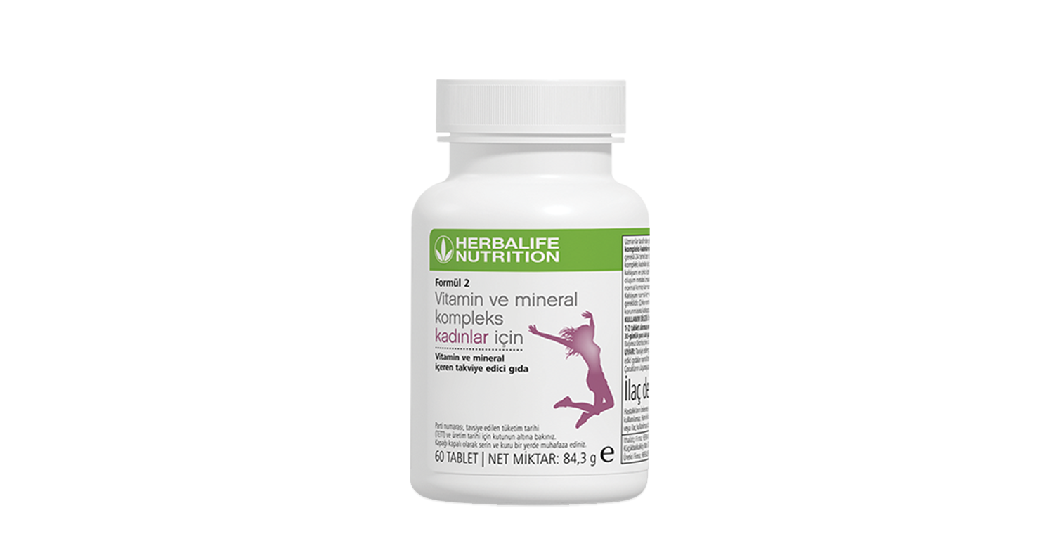 Formula 2 Vitaminen & Mineralen Complex Vrouwen