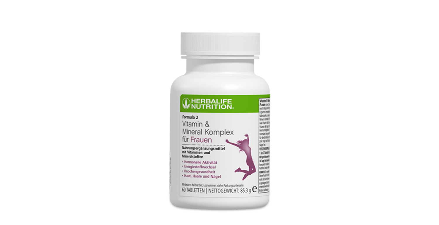 Formula 2 Vitaminen & Mineralen Complex Vrouwen